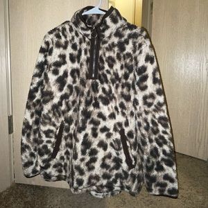 Cheetah Print Pullover